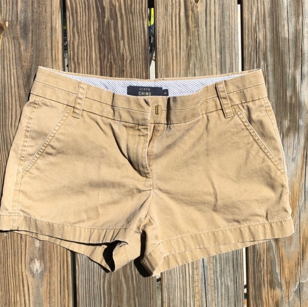J. Crew Khaki Chino Shorts